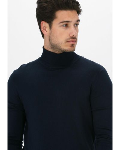 PUREWHITE Rollkragenpullover Essential Knit Turtleneck - Blau