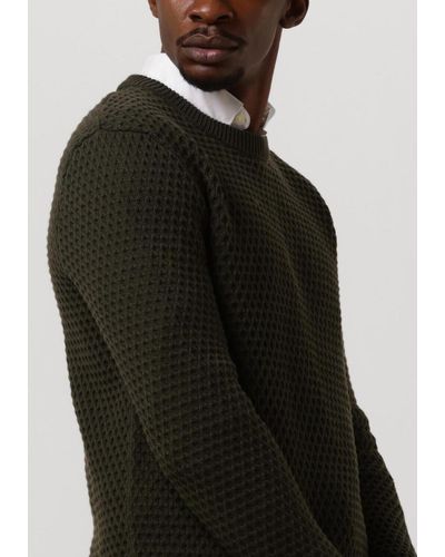SELECTED Pullover Remy Ls Knit All Stu Crew Neck W Camp - Grau