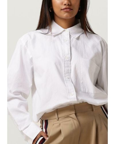 Tommy Hilfiger Bluse Oxford Oversized Shirt Ls - Weiß