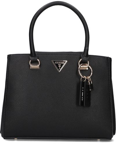 Guess Handtasche Noelle Girlfriend Satchel - Schwarz