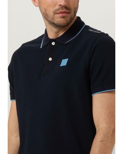 PME LEGEND Polo-shirt Short Sleeve Polo Stretch Pique - Blau