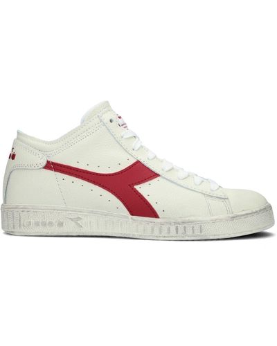 Diadora Sneaker High Game L Waxed Row Cut - Weiß