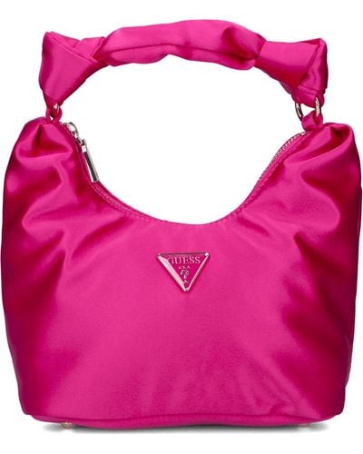 Guess Handtasche Velina Hobo - Pink