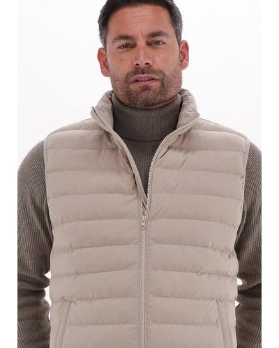 Profuomo Bodywarmer Outerw Lt Weight Bw - Natur