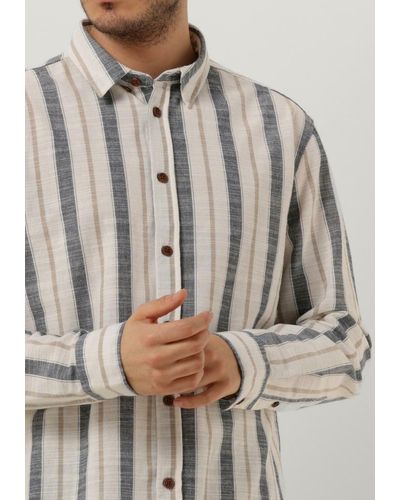 Anerkjendt Casual-oberhemd Akleif L/s Stripe Shirt Nicht-gerade - Mehrfarbig
