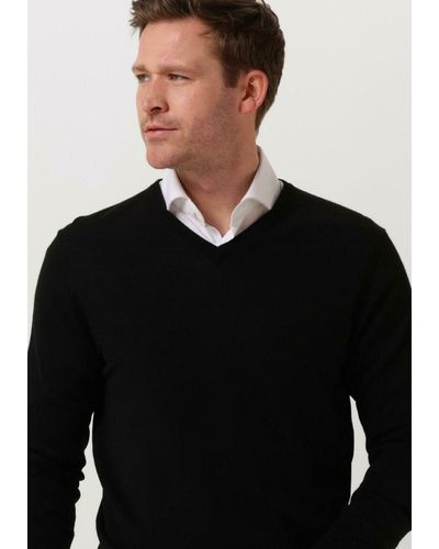 Profuomo Pullover Pullover V-neck - Schwarz