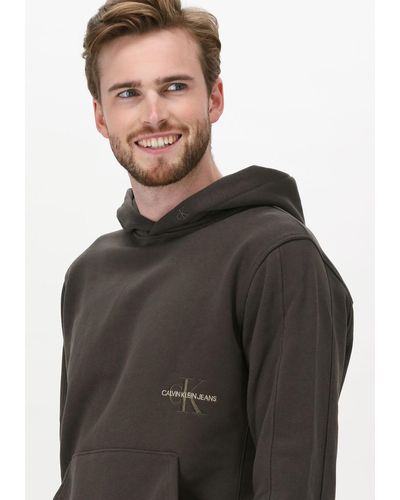 Calvin Klein Sweatshirt Off Placed Iconic Hoodie - Mehrfarbig
