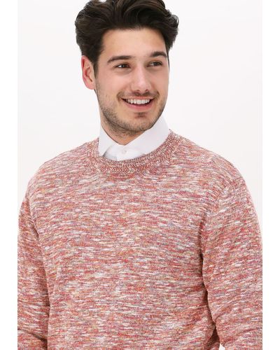 Scotch & Soda Pullover Multicolour Crew Neck Sweater - Pink