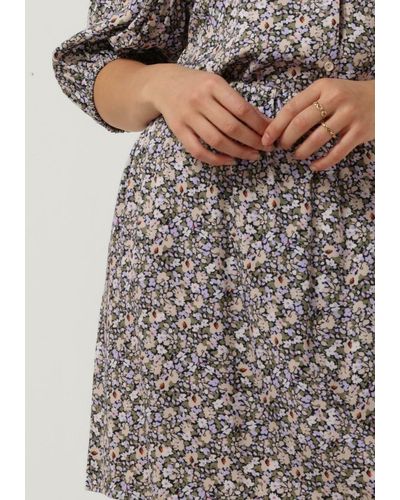 Another Label Minirock Fleurine Flower Skirt - Braun