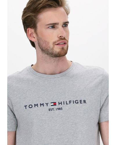 Tommy Hilfiger T-shirt Tommy Logo Tee - Grau