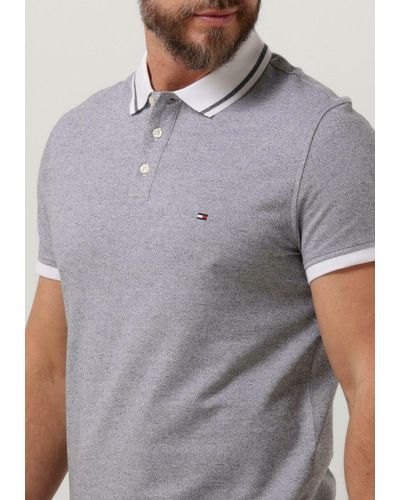 Tommy Hilfiger Polo-shirt Pretwist Mouline Tipped Polo - Blau