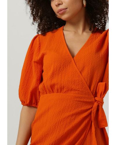 Another Label Maxikleid Camille Bubble Dress - Orange