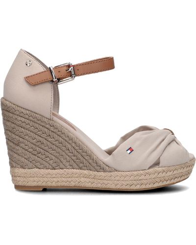 Tommy Hilfiger Espadrilles Basic Open Toe High Wedge - Blau