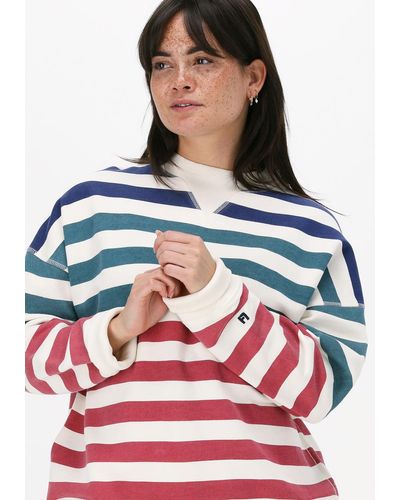 Leon & Harper Sweatshirt Suzi Jc55 Stripes - Mehrfarbig