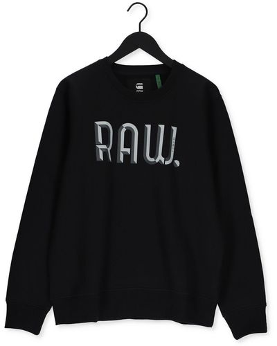 G-Star RAW Sweatshirt A971 - Ashor Sweat R- 3d Raw. - Schwarz