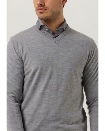 Profuomo Pullover Pullover V-neck - Grau