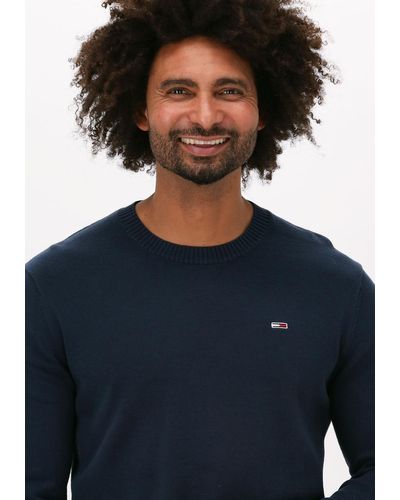 Tommy Hilfiger Pullover Tjm Essential Light Sweater - Blau