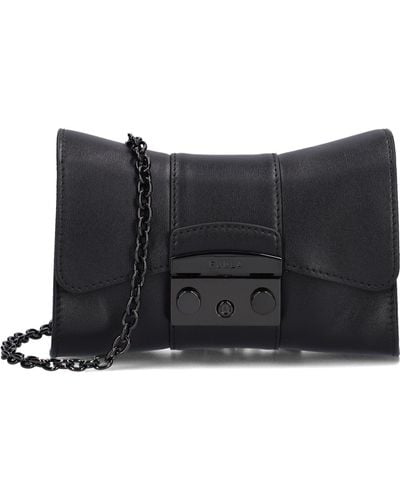 Furla Umhängetasche Metropolis Mini Crossbody Remix - Schwarz