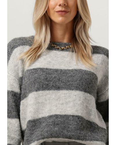 My Essential Wardrobe Pullover Meenamw Knit Pullover - Grau