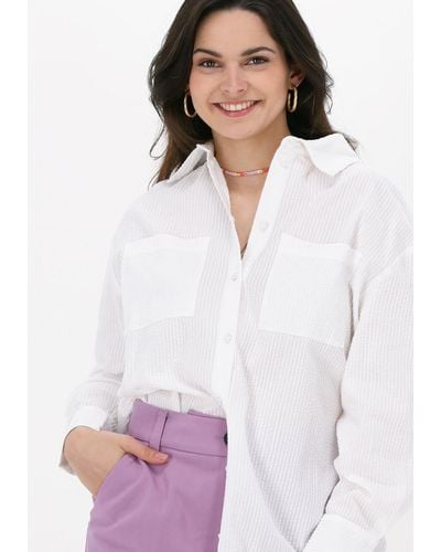 Y.A.S Bluse Yasswatia Ls Oversize Shirt - Weiß