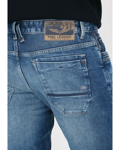 PME LEGEND Slim Fit Jeans Skymaster Royal Vintage - Blau