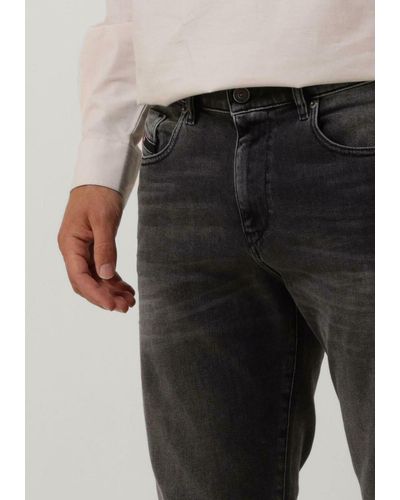 DIESEL Slim Fit Jeans D-strukt - Schwarz