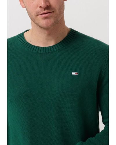 Tommy Hilfiger Pullover Tjm Essential Crew Neck Sweater - Grün