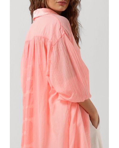 10Days Midikleid Shirt Dress Paris Voile - Pink