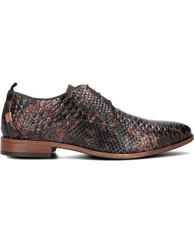 Rehab Business Schuhe Greg Snake Carpet - Schwarz