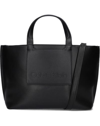 Calvin Klein Handtasche Ck Set Tote Medium - Schwarz