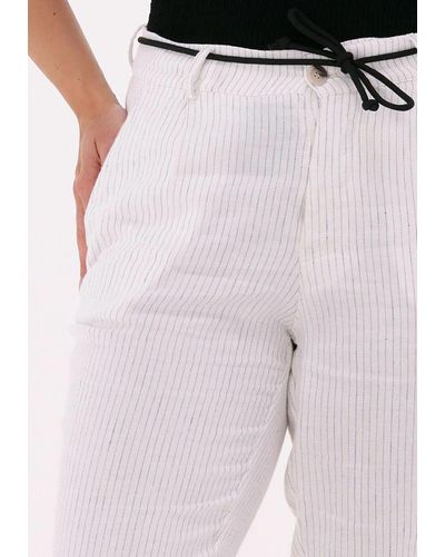 10Days Hose Striped Pants - Schwarz