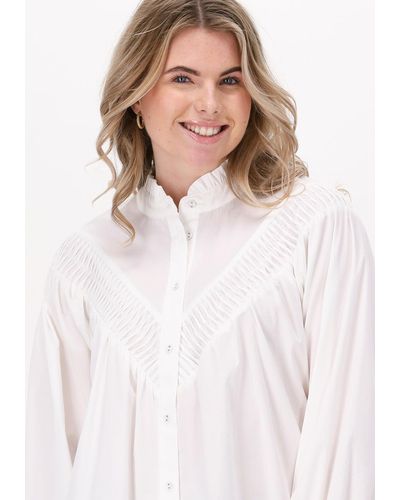 Minus Bluse Sheridan Shirt Nicht-gerade - Weiß