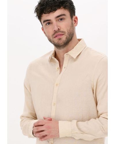 Scotch & Soda Casual-oberhemd Regular Fit Garment-dyed Linen Shirt - Natur