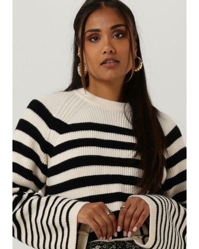 Second Female Pullover Matea Knit O-neck Nicht-gerade - Mehrfarbig