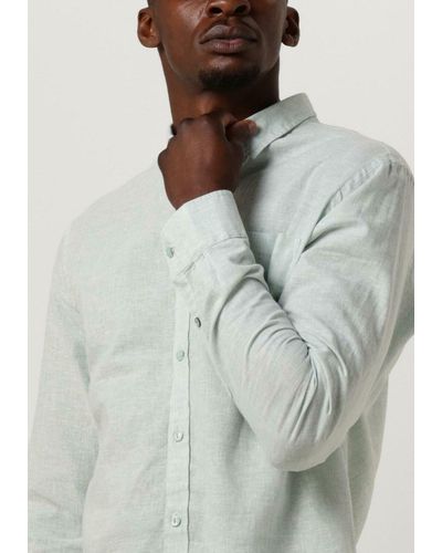 Dstrezzed Casual-oberhemd Shirt Linen Melange - Grau