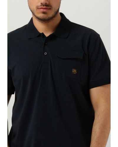 PME LEGEND Polo-shirt Short Sleeve Polo Stretch Jersey - Schwarz