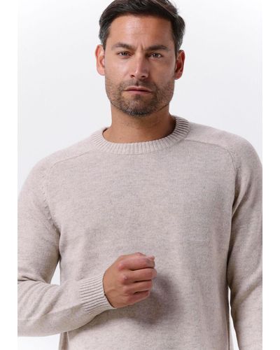 SELECTED Pullover Newcoban Lambs Wool Crew Neck W - Blau