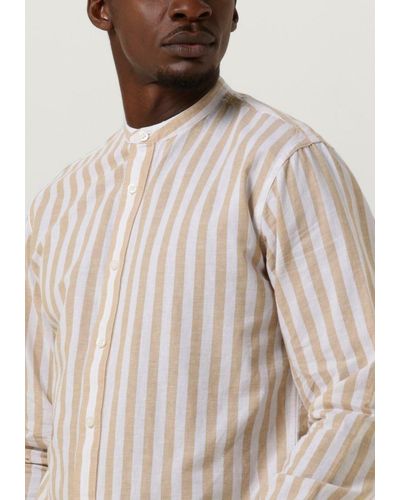 SELECTED Casual-oberhemd Slhslimnew-linen Shirt Ls Band W - Natur