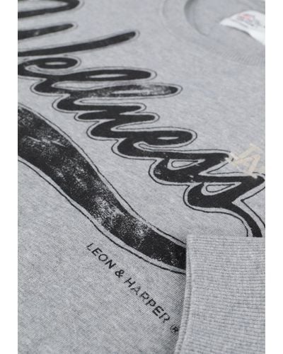 Leon & Harper Sweatshirt Sortie Jc55 Well - Grau