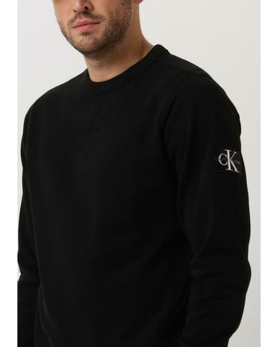 Calvin Klein Sweatshirt Monogram Sleeve Badge Cn - Mehrfarbig