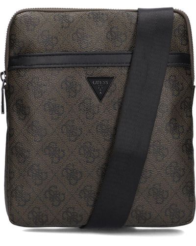 Guess Umhängetasche Vezzola Smart Crossbody Flat - Schwarz