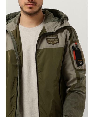 PME LEGEND Jack Bomber Jacket Skylowe Mix Fabric - Grün