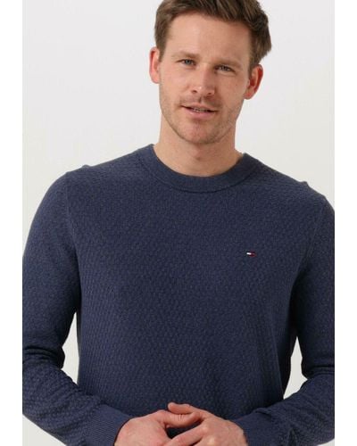 Tommy Hilfiger Pullover Cross Structure Crew Neck - Natur