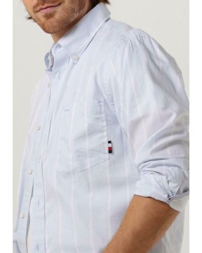 Tommy Hilfiger Casual-oberhemd Oxford Stripe Rf Shirt Blau/weiß