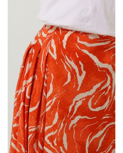 SELECTED Midirock Slfsirine Ankle Skirt - Orange
