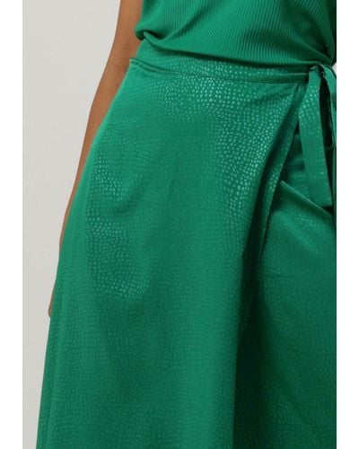 My Essential Wardrobe Midirock Linemw Wrap Skirt - Grün