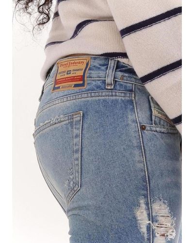 DIESEL Bootcut Jeans 1969 D-ebbey - Blau