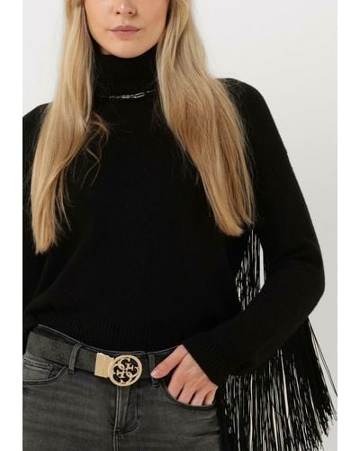 Guess Rollkragenpullover Leonie Roll Neck Ls Sweater - Schwarz