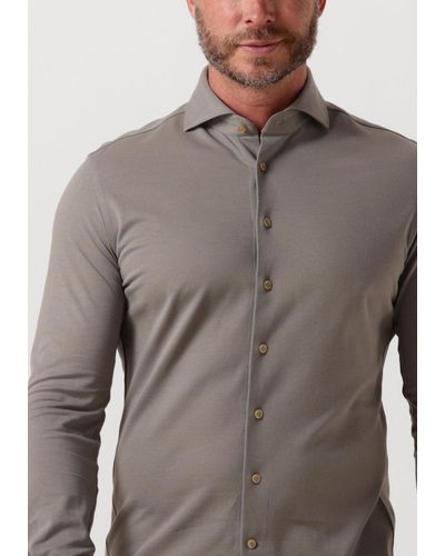Profuomo Casual-oberhemd Shirt X-cutaway Sc Sf - Braun