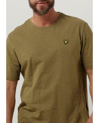 Lyle & Scott T-shirt Slub T-shirt - Schwarz